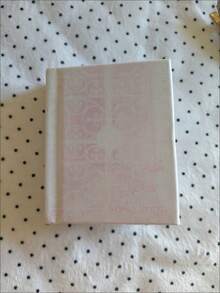 256 Pages Aesthetic Pink Tone Mini Flip Bean Book, Vintage Text Pattern Scrapbook Collage Material Paper For Journal DIY Handcraft Decoration - A - View 8