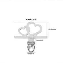 3D Rotating Heart-Shaped Metal Phone Lanyard Adapter, Metal Connector Plate, Ultra-Thin, Does Not Affect Phone Charging, Anti-Loss Phone Accessory For Outdoor Use, Hands-Free, Suitable For Various Phone Cases - Multicolor - View 4