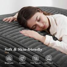 DDY-SHENHUI Oversized Convertible Bean Bag Chair – Your Cozy Spot For Relaxation & Family Time - 深灰色 - 查看 3
