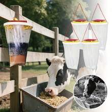 1pcs Hanging Fly Bags, Outdoor Hanging Stable Fly Traps, Fly Control, Reusable, Ideal For Farms, Orchards, And Homes. - Random Color - View 5