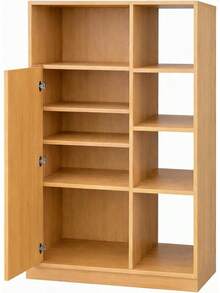 Mueble Despensero Escocia de Melamina, Organizador de Cocina Moderno y Funcional, Almacenamiento Amplio, Mueble Práctico para el Hogar - Negro - Ver 4