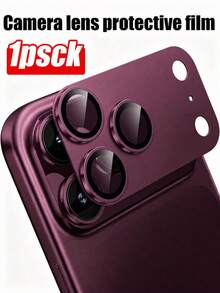 Camera Lens Protector Film Compatible With Iphone 18 Pro/18 Pro Max Series, Military-Grade Drop Resistance, Strong Adhesion, Metal Aluminum Alloy Tempered Glass Camera Screen Protector (Deep Red) - Red - View 6