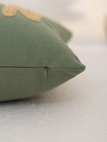 1件感恩節綠色南瓜刺繡枕套,感恩節 Hey Pumpkin 刺繡枕套,適合室內裝飾,感恩節裝飾,四季通用枕套,不含枕芯 - 綠色 - 查看 9