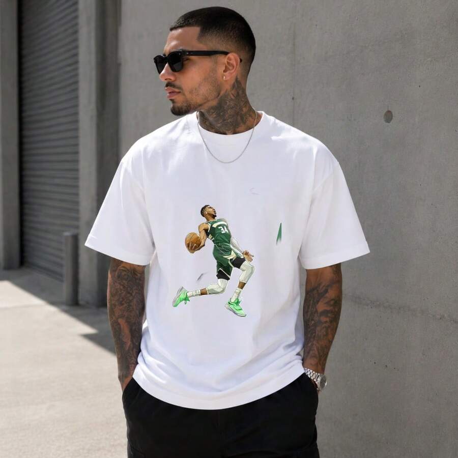 Men T-Shirts - 白色 - 查看 1