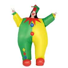 New Clown Inflatable Costume, Funny Suit, Mascot Purim, Halloween And Christmas Party Cosplay Costume For Adults, With Multiple - Multicolor - View 3