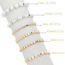 400/600/1000pcs Spacer Bead Set, Includes Star Beads, Round Beads, Faceted Round Disk Beads, Heart Beads, Flower Beads, Flat Disk Beads, Loose Beads, Suitable For Bracelet, Earring, Necklace And Other Jewelry Making - Multicolor - View 3