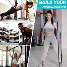 Pull-Up Resistance Band Fitness Training Loop Band Natural Latex Stretch Band, Suitable For Gym Training, Yoga, Strength Training - A - View 9