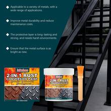 jakehoe 2-In-1 Rust Remover Metal Primer, Water-Based Metal Cleaner Waterproof Anti-Rust Corrosion-Resistant Primer, Holiday Gift, Halloween Gift, Christmas Gift - A - View 7