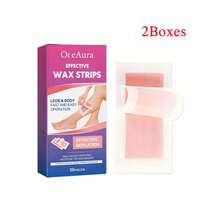 OceAura 30pieces/Box Fragrance Wax Strips Series - Blueberry/Aloe/Rose/Tangerine Four Scents Gentle Non-Irritating Soothing Remove Excess Hair Long Lasting Smooth Professional Painless Cold Wax Strip - Rose - View 13