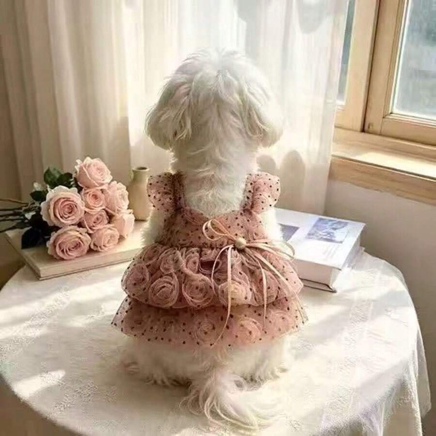 small-pet-princess-dress-with-leash-attachment-floral-breathable