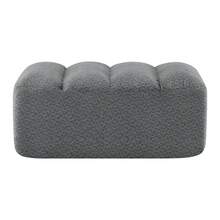 Brravo Ottoman Granular Fleece-Grey - 灰色 - 查看 4