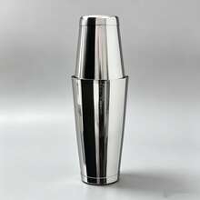 Metal Cocktail Shaker, Stainless Steel Bar Mixing Tool For Home & Bar Cocktail Making - View 1