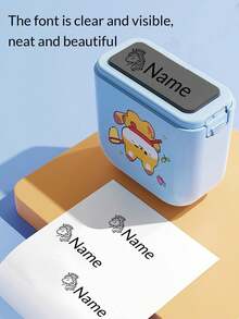 Customized Name Stamp, Personalized Waterproof Clothing Name Stamp, Suitable For Daycare - Yellow - View 6