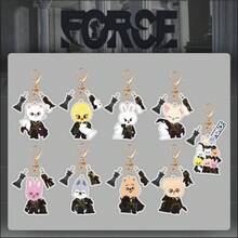 1 Set 8 Pc The New Album KARMA From SKZOO Comes With A Set Of Acrylic Accessories - A Three Pieces Keychain Set. These Items Are Of High Quality And Have Excellent Appearance, Making Them Perfect For Decorating Bags And Keys. - Multicolor - View 1