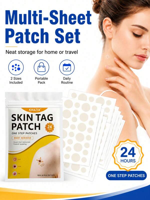 144/288PCS Hydrocolloid Acne Patches, Waterproof & Sweat-Resistant, Day & Night Use, Invisible & No Makeup Caking, Gentle & Non-Irritating, Refreshing & Skin-Friendly