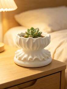 3D Printed Princess Dress Cute Cartoon Flower Pot, Succulent And Pothos Planter, Suitable For Home, Office, Cafe, Bar Desktop Art Decoration, Beautiful Room Decor - Multicolor - View 3