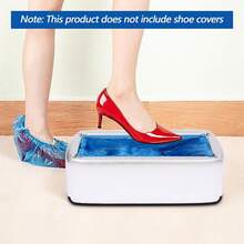 Automatic Shoe Cover Machine, Silver, Abs Material, Foot Pedal, Easy To Use, For Home Office Guest Entry, Dust Protector - Default - View 1
