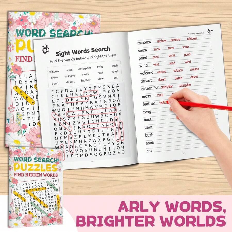 Word Search Puzzle & Game Book, Find Hidden Words Through Fun Grid Challenges, Develop Vocabulary & Focus, Suitable For Home & Travel Activity Book - Find Word - View 1