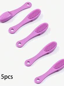 5pcsSilicone Nose Cleaning Brush Is Suitable For Blackhead And Pore Cleaning, Massage Tool, Daily Skin Care, School, Family, Travel, And Gift Giving - Multicolor - View 15