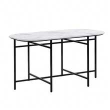 6-Seat Dining Table Set Black Wood - 黑色 - 查看 7