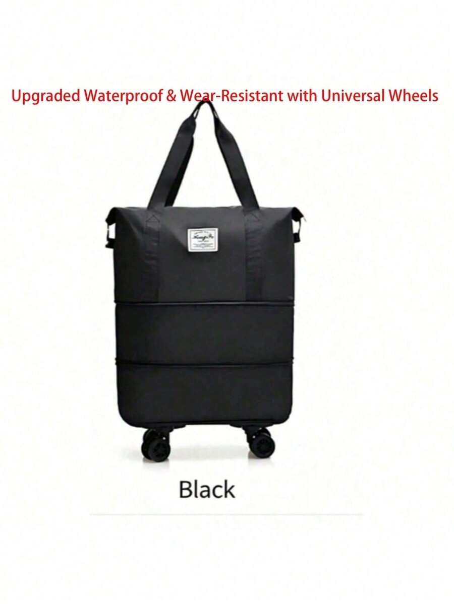 Rolling Travel Bags - Black - View 1