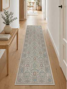 Runner Rug 波希米亞風廚房地墊，適用於硬木地板的玄關、洗衣房、走廊、臥室、廚房，長款廚房地板墊，可水洗防滑，走廊地毯，客廳地毯，廚房地毯，臥室地毯，床邊地毯，家居裝飾，廚房裝飾 - 彩色 - 查看 2
