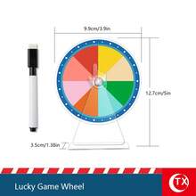 Rewritable DIY Lucky Spin Wheel, Acrylic Blank Rotating Game Wheel, Suitable For Party, Team Building, Classroom Rewards, Drinking Games, Fun Interactive Spin Wheel For Kids And Adults - View 12
