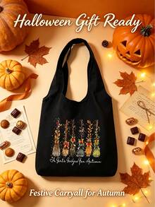 Women's Broom Pattern Handbag, Y2K Style Shoulder Bag, Suitable For Daily Use, Outdoor Exploration Or Shopping And Other Occasions - Multicolor - View 5