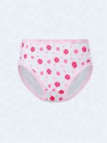Random 12Pcs Girls Tank Top & Panty Set, Cute Floral Pattern, Soft Elastic Comfortable Girls Underwear Triangle Panty Set - Multicolor - View 10