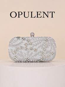 Women Evening Bags - Silver - View 1