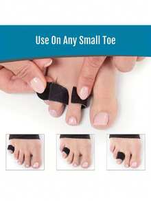 2 buah Penyangga Jari Kaki yang Dapat Diatur dengan Bantalan Lengkungan dan Tumit - Jaring Bernapas dan Tali Penstabil - Unisex, Dapat Digunakan Siang dan Malam - Alat Kaki Ringan dan Nyaman, Dapat Dicuci dengan Tangan, Cocok untuk Olahraga dan Penggunaan Sehari-hari - MultiWarna - View 2