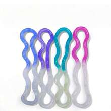 1pc Color-Changing Fidget Toy, Multi-Color Crystal Electroplated Thinking Training Rope, Stress Relief Venting Toy - Multicolor - View 7