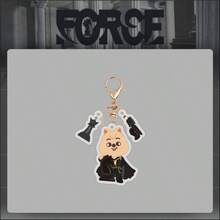1 Set 8 Pc The New Album KARMA From SKZOO Comes With A Set Of Acrylic Accessories - A Three Pieces Keychain Set. These Items Are Of High Quality And Have Excellent Appearance, Making Them Perfect For Decorating Bags And Keys. - Multicolor - View 6