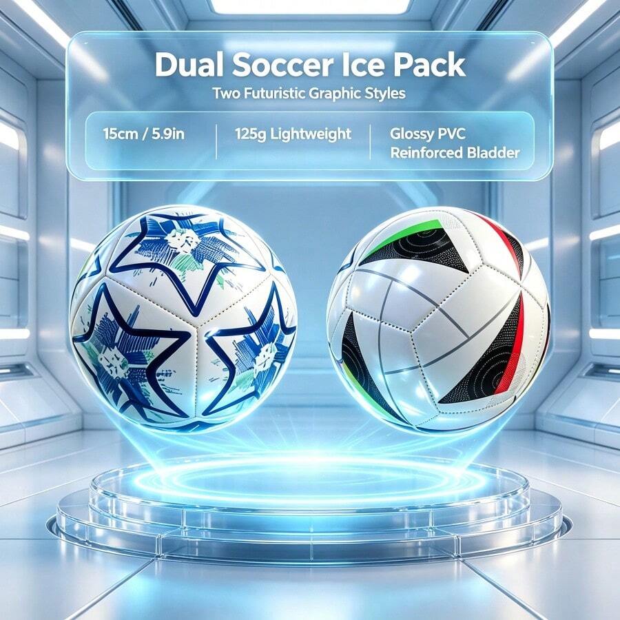 2 Buah Bola Sepak Ukuran 2 dengan Pola Berbeda, Desain Cyber Art yang Didekonstruksi, Memecah Logika Desain Bola Konvensional, Suasana Teknologi Futuristik yang Kaya. Struktur Sambungan yang Diperkuat untuk Distribusi Gaya yang Lebih Seimbang, Tahan Lama dan Tahan Sobek, Portabel untuk Latihan Gaya Bebas Kapan Saja Di Mana Saja, Kombinasi Sempurna antara Olahraga dan Estetika. - Merah - View 1