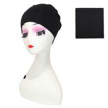 Solid Stretch Ruched Hijab Undercap, Soft Elastic Head Wrap For Daily Prayer & Chemo Hair Loss Wear, Practical Holiday Gift For Women - Multicolor - View 16