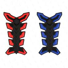 3D Rubber Gasoline Fuel Tank Pad Protector Universal Motorcycle Fuel Tank Sticker Fishbone - Fuel Tank Sticker - View 6