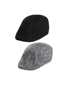 1/2/3pcs Men's Ivy Flat Cap, Vintage Gentleman Style, Breathable & Lightweight, Spring/Autumn, Casual Daily Commute Travel Streetwear Hat - Multicolor - View 11