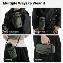 Ambitful LT01 Camera Flash Storage Bag, Thickened Flash Storage Pouch, Drawstring Closure, Detachable Hook Design, Suitable For Photography Flash - View 10