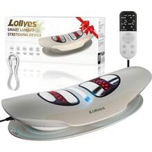 Wireless Lumbar Spine Physiotherapy Device, Multi‑Mode Traction, Microcurrent, Vibration And Warm Compress, For Sedentary Adults, Usable On Sofa, Chair And Yoga Mat, Practical Present For Gifting Occasions - Beige - View 10