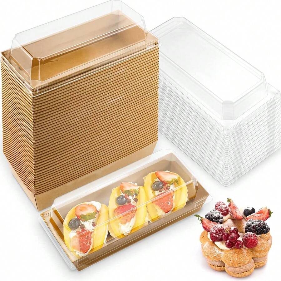 20 Caja Para Postres Cajas Para Galletas, Dulces, Sándwiche