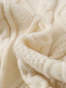 Autumn/Winter Girls' Fashion Casual Diamond Grid Sweater - Apricot - View 7