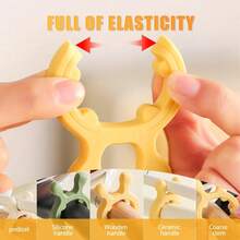 Silicone Pot Lid Rest Holder, Universal Kitchen Lid Stand For Pots And Pans, Anti Spill Cooking Helper With Heat Resistant Design, Compact Countertop Organizer For Holding Lids, Spoons And Utensils During Meal Preparation - Multicolor - View 10