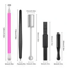 3/8PCS Multi-Function Cat Eye Nail Art Magnet Set, French Cat Eye Gel Styling Magnetic Tools, Professional Nail Salon Nail Art Accessories, Home DIY Fashion Nail Design Supplies - Multicolor - View 8
