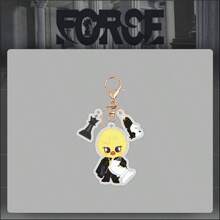 1 Set 8 Pc The New Album KARMA From SKZOO Comes With A Set Of Acrylic Accessories - A Three Pieces Keychain Set. These Items Are Of High Quality And Have Excellent Appearance, Making Them Perfect For Decorating Bags And Keys. - Multicolor - View 7