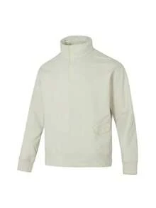 Under Armour Men's Sports Sweatshirt APAC M Elevated Flc 1/2 Zip Pullover Soft Knit Athletic Running 1387976-273 - Powdered Sand Ash - View 4
