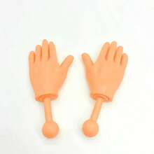 Mini Fake Hand Prank Toy, Cinnamon Color PVC Realistic Small Hand Toy, Guaranteed To Make You Laugh Out Loud - Share Fun Anytime, Bring Endless Joy, Suitable For Pranks, Creative Gifts, Practical Props, Parties, Jokes, Gifts, Novelty Prosthetics, Funny Prank Props - Multicolor - View 8