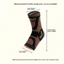 1pc Unisex Ankle Support Compression Sleeve, Suitable For Daily Sports, Exercise, Fitness, Cycling, Yoga, Pilates, Camping, Hiking, Walking, Basketball Ankle Guard - A - View 3