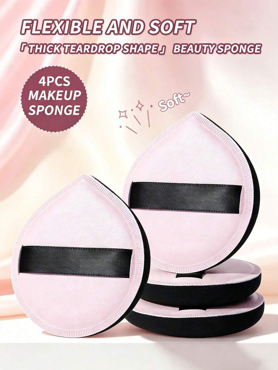 MAANGE 1/2/4pcs Professional Wet & Dry Cushion Puff, Soft & Skin-Friendly, Convenient Travel Size, Ideal Gift For Girls. - Multicolor - View 1
