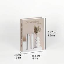 3組紙製美學裝飾書，咖啡桌裝飾書－仿真裝飾書，用於裝飾－居家桌面裝飾－床頭櫃裝飾－居家書架裝飾 - 均碼 - 查看 5