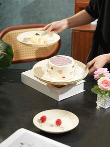 PET Material Durable Tray, Suitable For Snacks, Candy, Fruit, Dried Fruit And Nuts - Perfect For Home Living Room Decor, Weddings, Parties And Various Holiday Occasions - Beige - View 6
